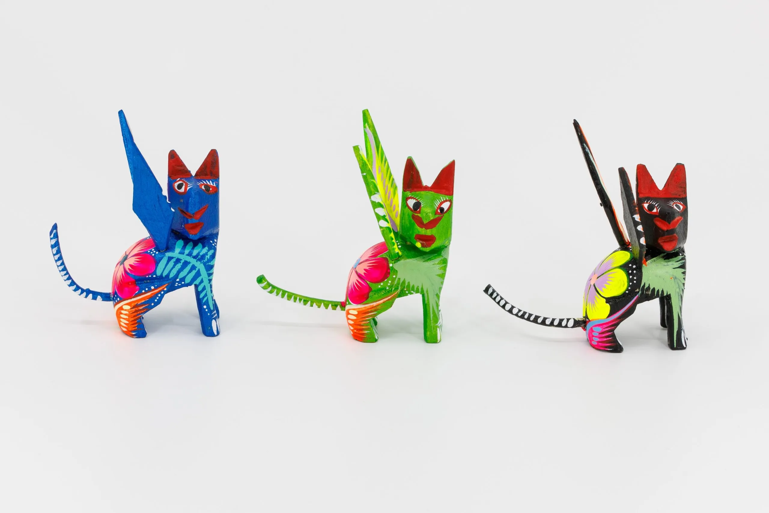 Lot de 3 chats ailés – Image 2