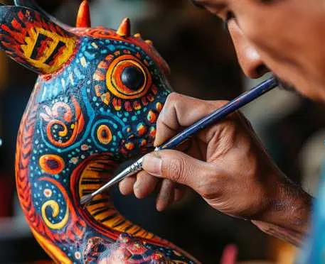 alebrije artisan qui peint