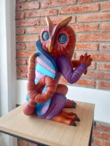 hibou fantastique alebrijes san martin tilcajete Oaxaca