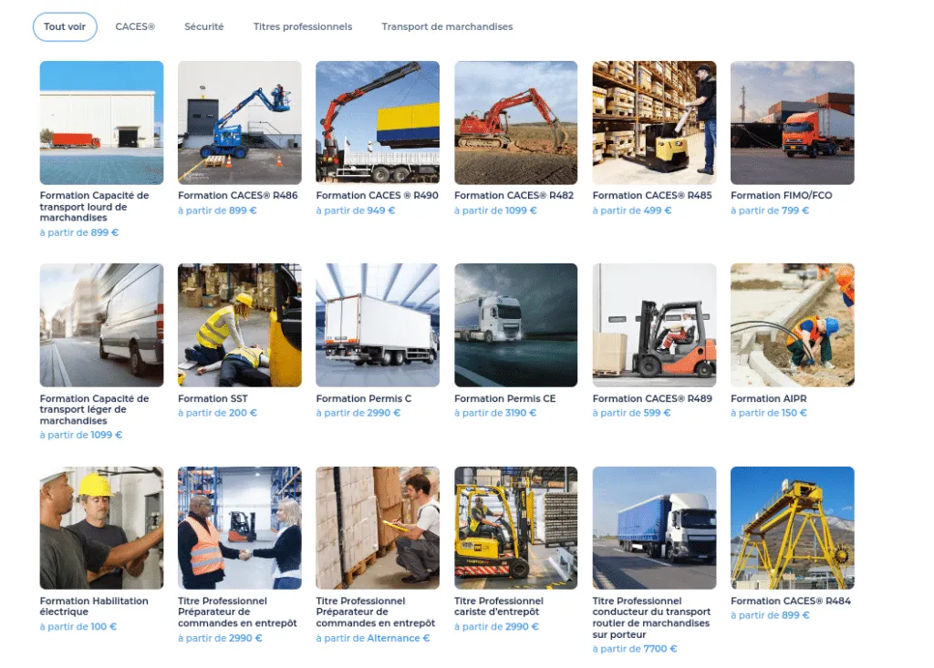 formation transport logistique